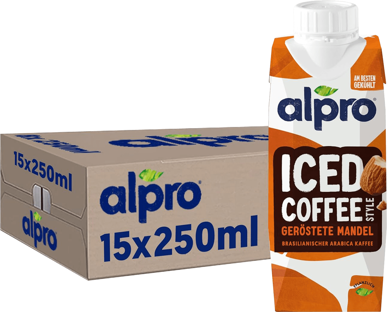 Alpro Iced Coffee Geröstete Mandel Alpro Iced Coffee Geröstete Mandel (15 x 0.25 l)