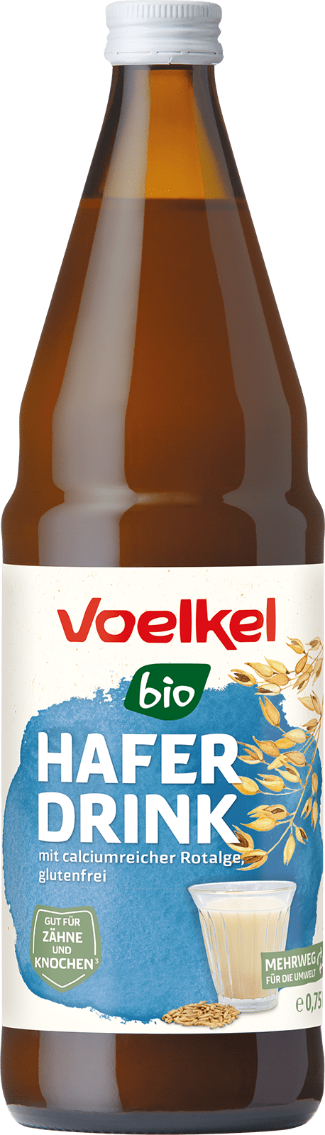 Voelkel Hafer Drink mit calciumreicher Alge (1 x 0.75 l)