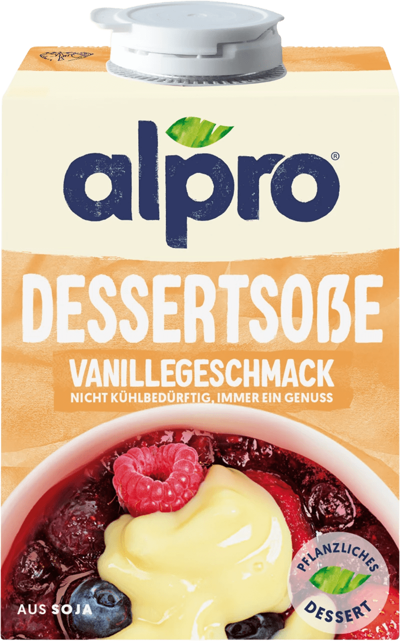 Alpro Dessertsoße mit Vanille-Geschmack (1 x 0.525 kg)
