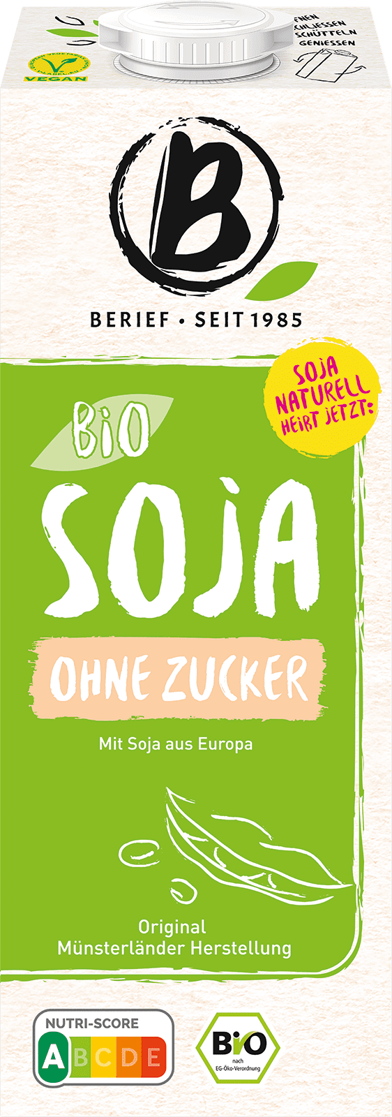 Berief Bio Soja ohne Zucker Berief Bio Soja ohne Zucker (1 x 1.0 l)