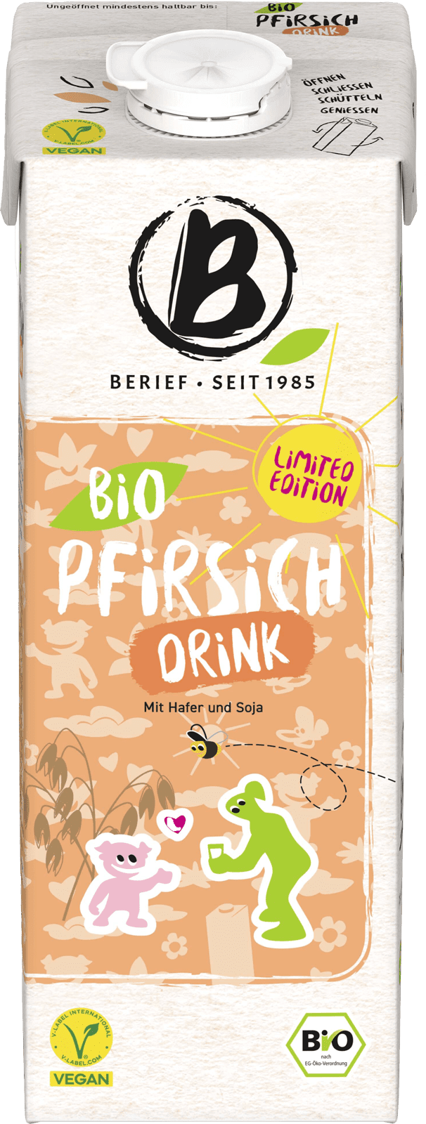 Berief Bio Pfirsich-Drink Limited Edition (1 x 1.0 l)