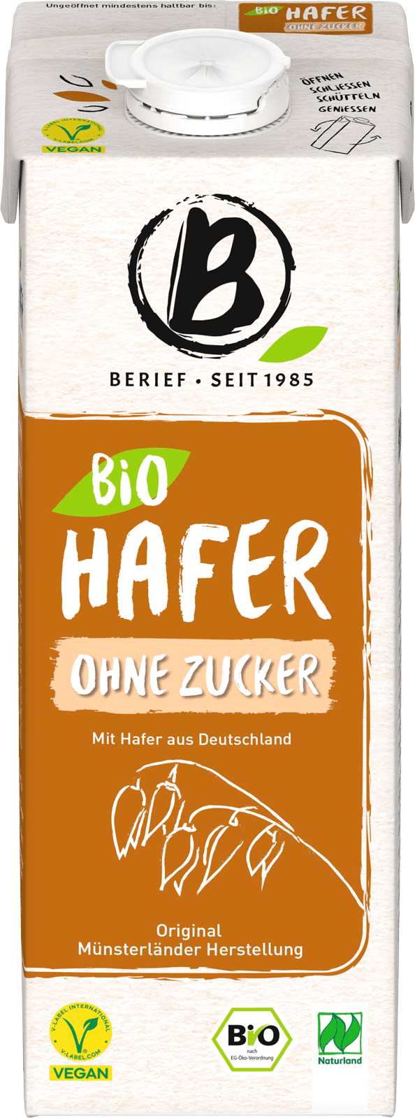 Berief Bio Hafer ohne Zucker (1 x 1.0 l)