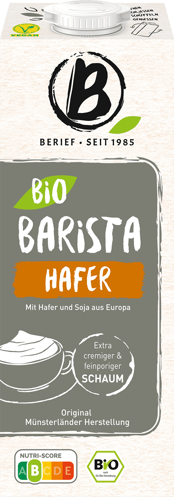 Berief Bio Barista Hafer Berief Bio Barista Hafer (1 x 1.0 l)
