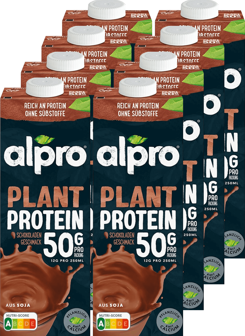 Alpro Plant Protein Schokolade Alpro Plant Protein Schokolade (8 x 1.0 l)