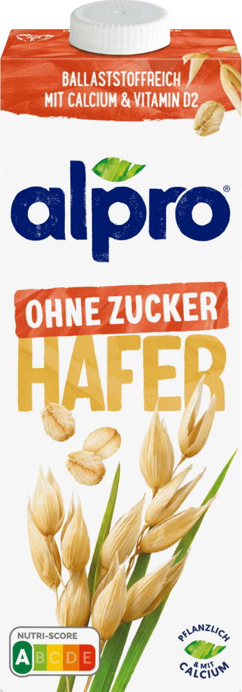 Alpro Hafer Original ohne Zucker (1 x 1.0 l)