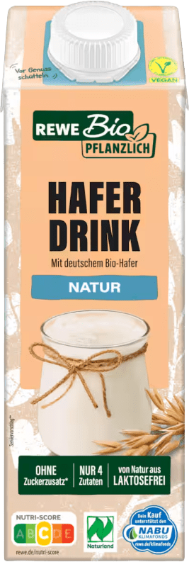 REWE Bio Hafer Drink natur (1 x 1.0 l)
