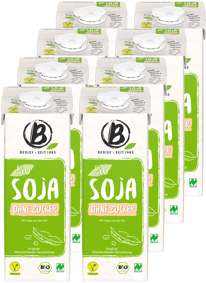 Berief Bio Soja ohne Zucker (8 x 1.0 l)