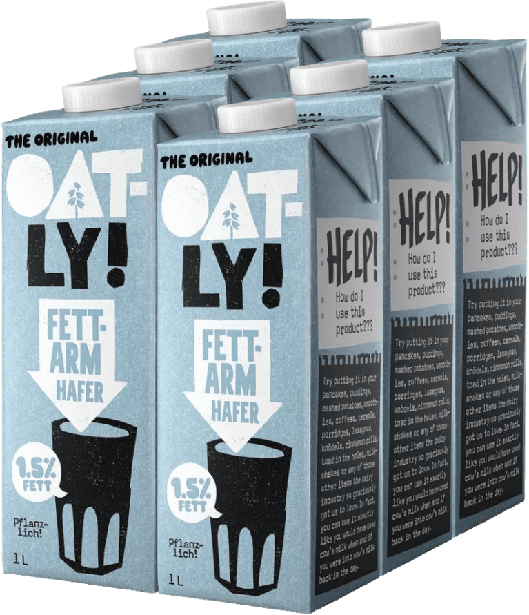 Oatly Haferdrink Fettarm (6 x 1.0 l)