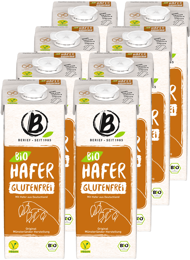 Berief Bio Hafer glutenfrei (8 x 1.0 l)
