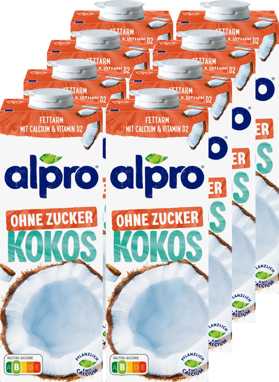 Alpro Kokosnuss ohne Zucker Alpro Kokosnuss ohne Zucker (8 x 1.0 l)