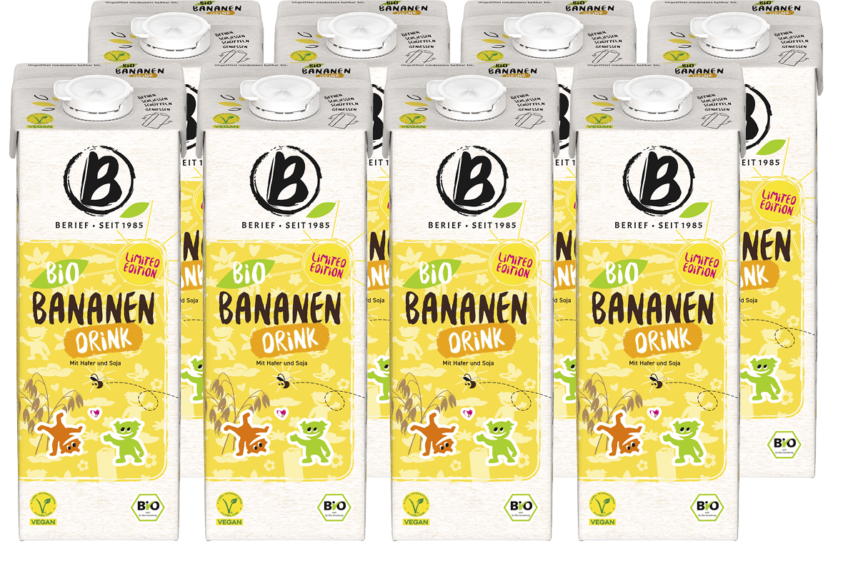 Berief Bio Banane-Drink Limited Edition Berief Bio Banane-Drink Limited Edition (8 x 1.0 l)