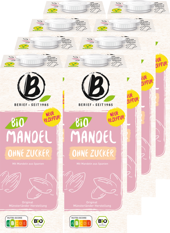 Berief Bio Mandel ohne Zucker (8 x 1.0 l)