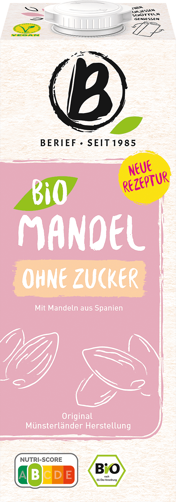Berief Bio Mandel ohne Zucker Berief Bio Mandel ohne Zucker (1 x 1.0 l)