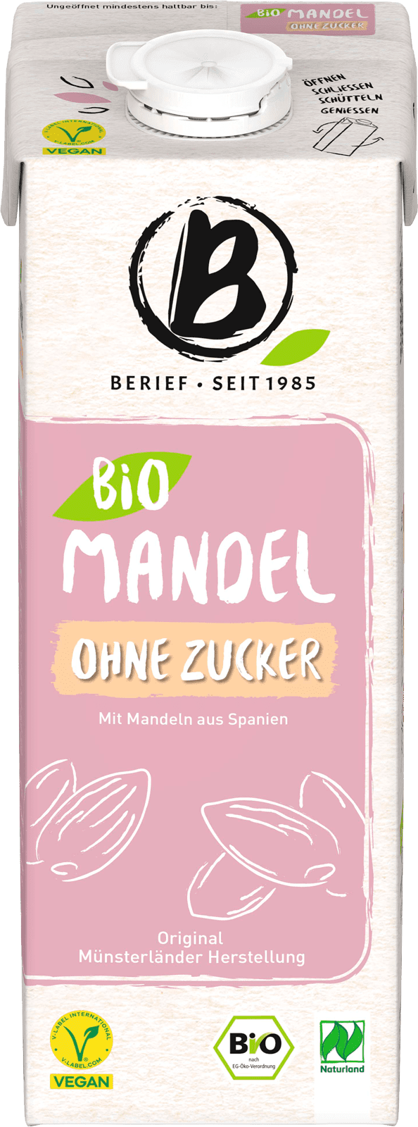 Berief Bio Mandel ohne Zucker (1 x 1.0 l)