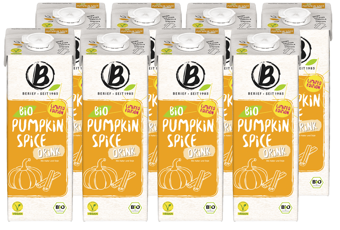Berief Bio Pumpkin Spice-Drink Limited Edition (8 x 1.0 l)
