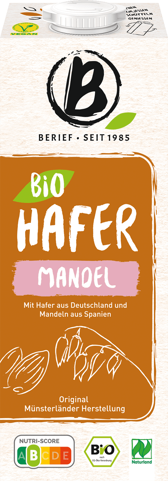 Berief Bio Hafer Mandel (1 x 1.0 l)