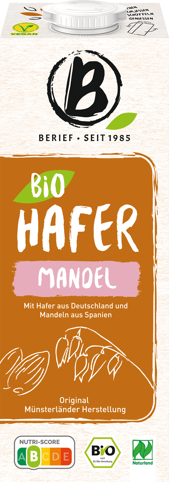 Berief Bio Hafer Mandel Berief Bio Hafer Mandel (1 x 1.0 l)