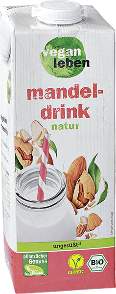 Vegan Leben Bio Mandeldrink natur (1 x 1.0 l)