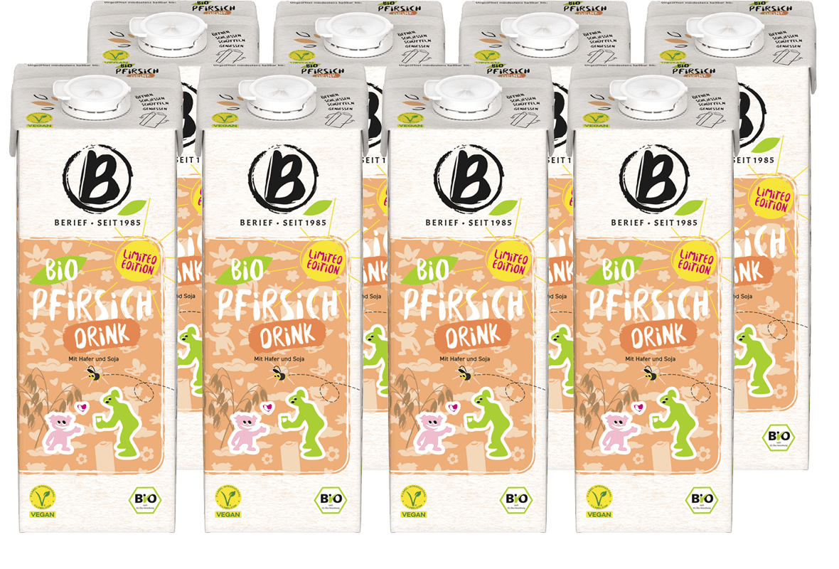Berief Bio Pfirsich-Drink Limited Edition (8 x 1.0 l)