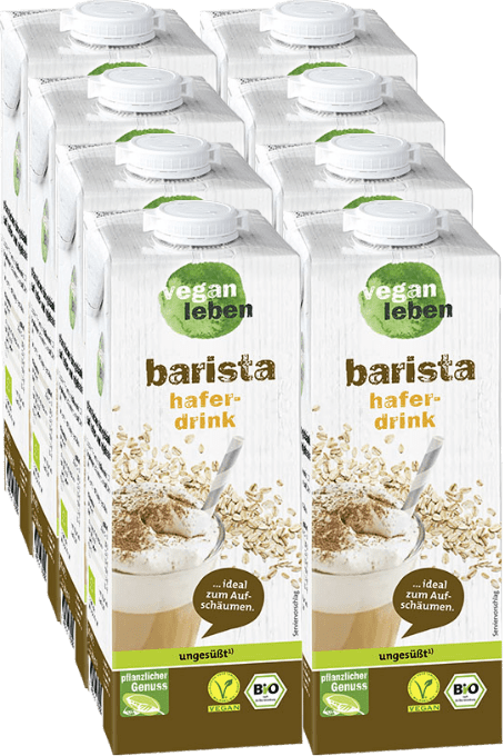 Vegan Leben Bio Barista Haferdrink Vegan Leben Bio Barista Haferdrink (8 x 1.0 l)